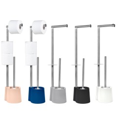 SCOPINO E PORTA ROTOLO WC COLORE CASUALE