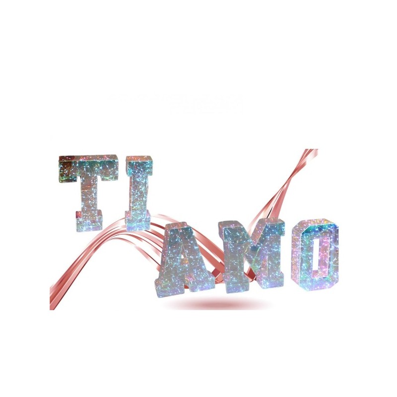 SCRITTA TI AMO   IN PVC LUMINOSO