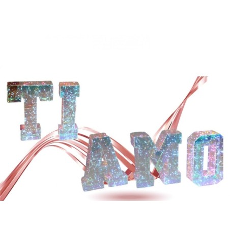 SCRITTA TI AMO   IN PVC LUMINOSO