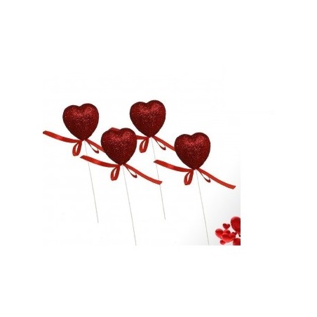 CONF. 4 CUORI POLISTEROLO CON STAND