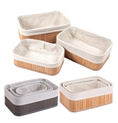 ECOLINE NATURALE SET 3 PZ P/OGGETTIBAMBO