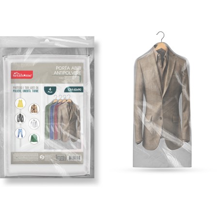 PORTA ABITI ANTIPOLVERE 60X90CM - 4PZ