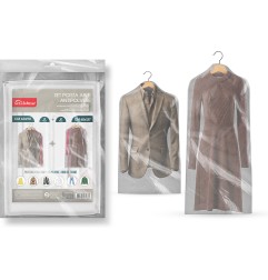 SET PORTA ABITI ANTIPOLVERE IN PLASTICA