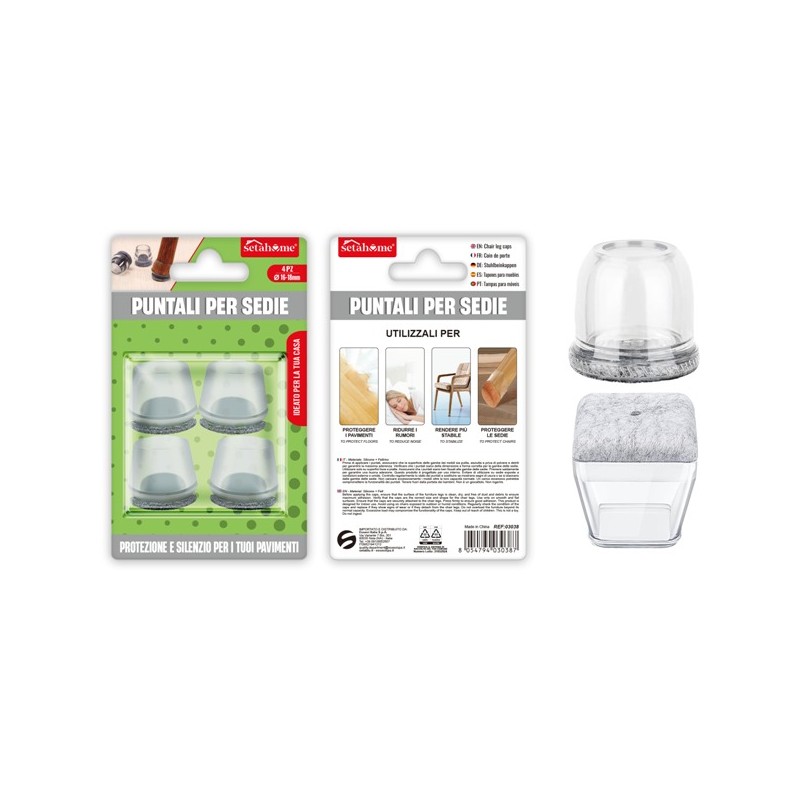 PUNTALI PER SEDIE ROTONDI 4PZ 16-18MM