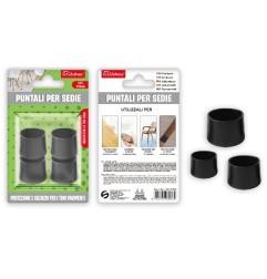 PUNTALI PER SEDIE ROTONDI D.16MM 4PZ