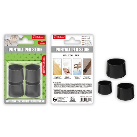 PUNTALI PER SEDIE ROTONDI D.20MM 4PZ