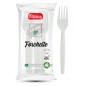 FORCHETTE IN PLASTICA BIANCHE CF 25PZ