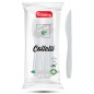 COLTELLO IN PLASTICA BIANCO CF 25PZ