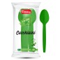 CUCCHIAINI IN PLASTICA VERDI CF 25PZ