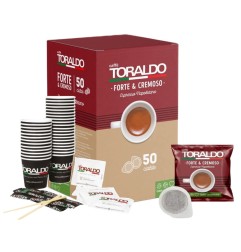 CAFFE' FORTE&CREMOSO 50 CIALDE + KIT ACCESSORI