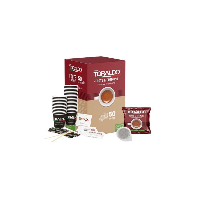 BOX 50 CIALDE DECA FORTE&CREMOSO + KIT ACCESSORI