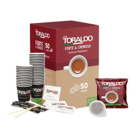 BOX 50 CIALDE DECA FORTE&CREMOSO + KIT ACCESSORI