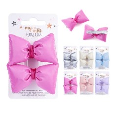 MELISSA CLIP CAPELLI FIOCCO 7CM 2PZ
