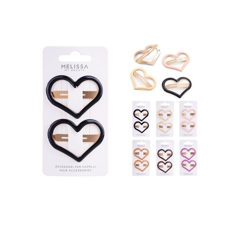 MELISSA CLIP CAPELLI 7X3CM 2PZ