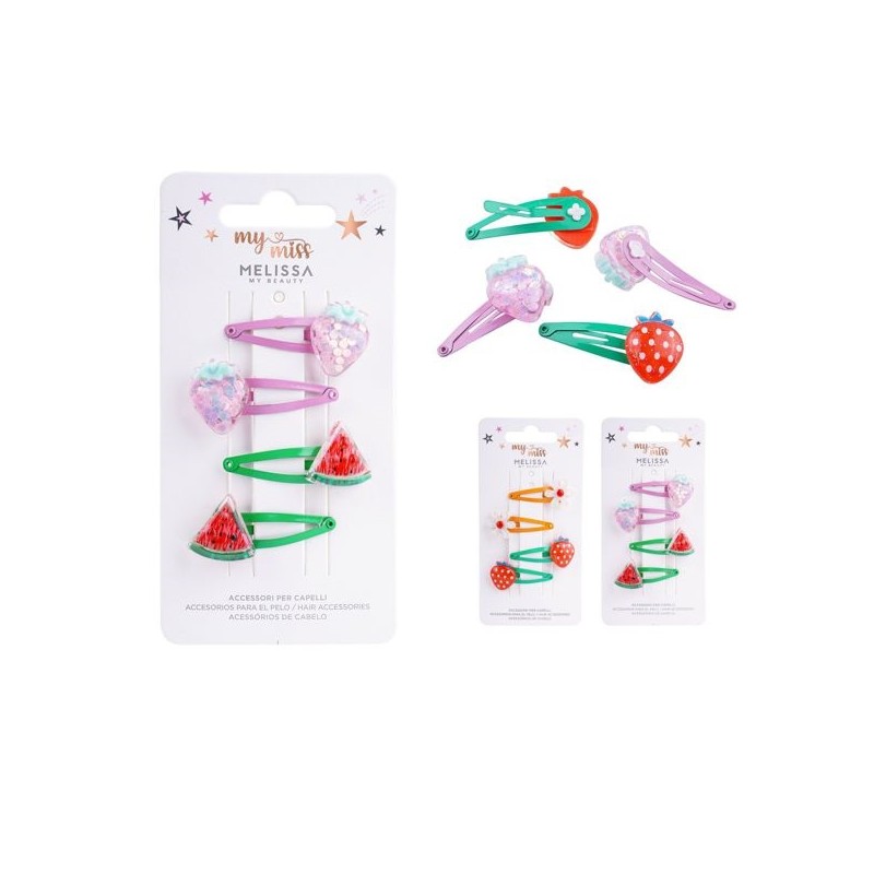 MELISSA CLIP CAPELLI 4CM 4PZ