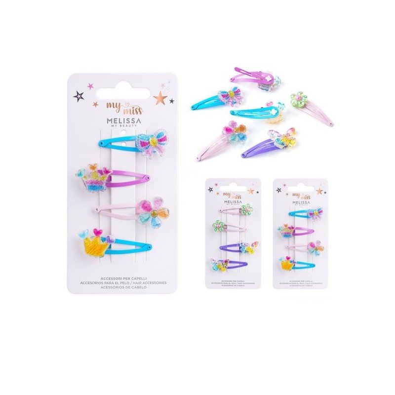 MELISSA CLIP CAPELLI 4CM 4PZ
