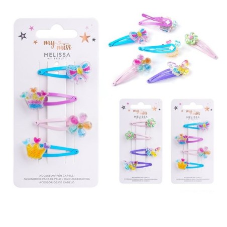 MELISSA CLIP CAPELLI 4CM 4PZ
