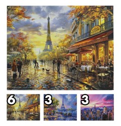 TELA CITY SKYLINE 40*50CM 3 ASS.