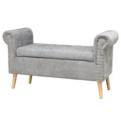 PANCA IMPERO VOGUE GRIGIA 112*40*62CM