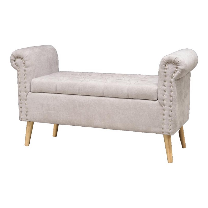 PANCA IMPERO VOGUE CREMA 112*40*62CM