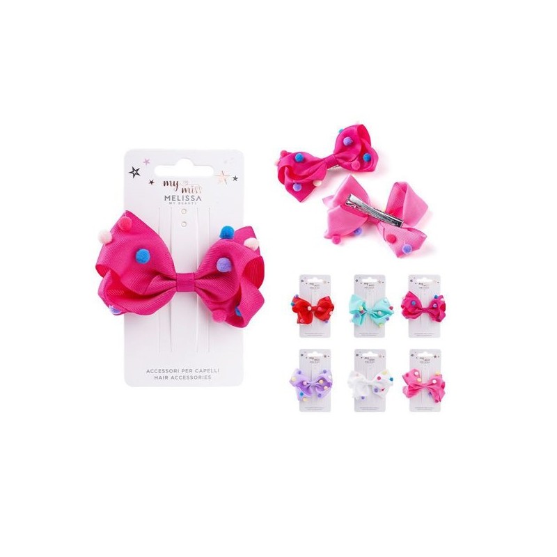 MELISSA CLIP CAPELLI FIOCCO 10CM