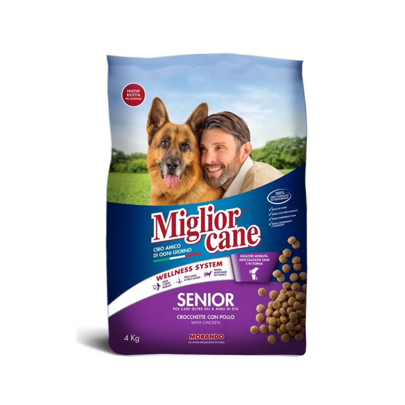 MIGLIOR CANE CROCCHETTE 4KG SENIOR POLLO