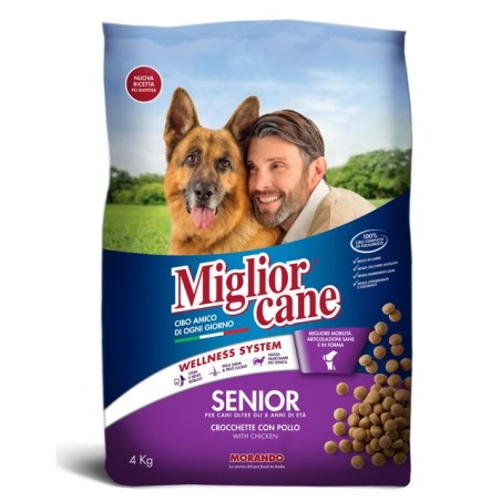 MIGLIOR CANE CROCCHETTE 4KG SENIOR POLLO