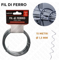 BOBINA FILO FERRATO 1.3MMX15MT