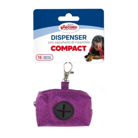 RECORD COMPACT DISPENSER, CON 1 ROTOLO VIOLA 6,5X4