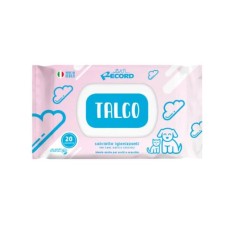 RECORD 20 SALVIETTE IGIENIZZANTI TALCO