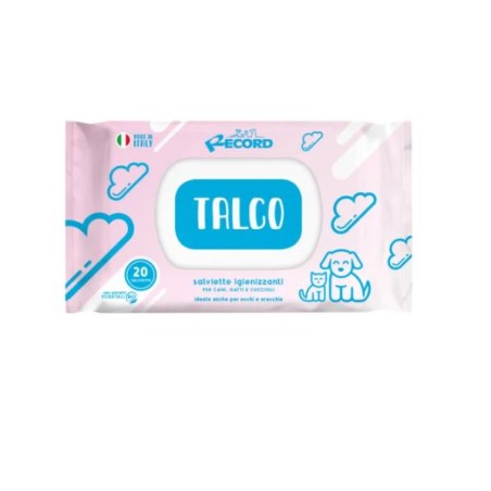 RECORD 20 SALVIETTE IGIENIZZANTI TALCO