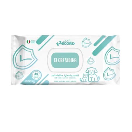 RECORD SALVIETTE IGIENIZZANTI MAXI CLOREXIDINA 40