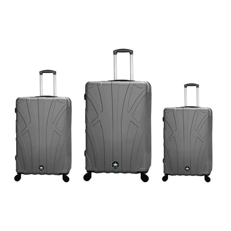 TROLLEY LUGANO GRIGIO 51X30.5X76CM