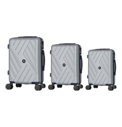 TROLLEY BRASILEA SILVER 46X27X66CM