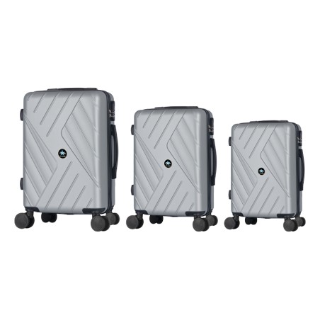 TROLLEY BRASILEA SILVER 46X27X66CM