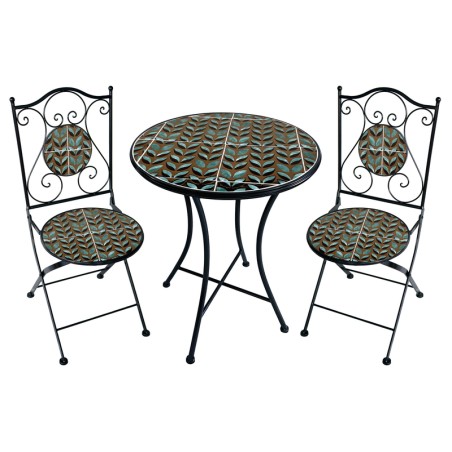 TAVOLO MOSAICO C/2 SEDIE CM60X75 S