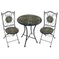 TAVOLO MOSAICO C/2 SEDIE CM60X75 S