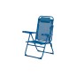 SEDIA RECLIN. ALL/TXT 61,5X57X96,5 BLU