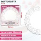 SOTTO TORTA IN CARTA D 30CM  12PCS