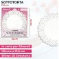 SOTTO TORTA IN CARTA D 21 5CM  32PCS