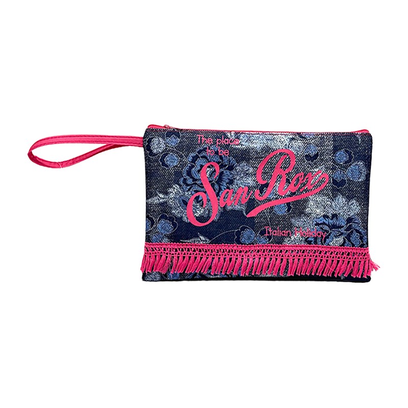 POCHETTE MARE FRANGE 28X18CM DES.16