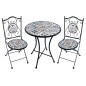 TAVOLO MOSAICO  C/2 SEDIE CM60X75