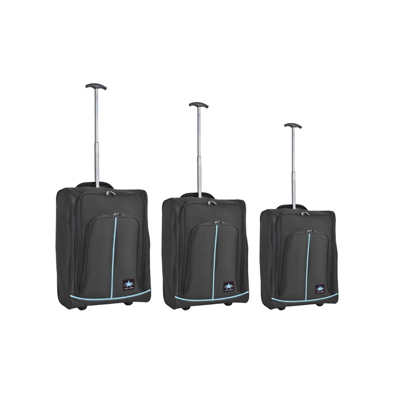 TROLLEY COURMAYER NERO 40.5X24X60