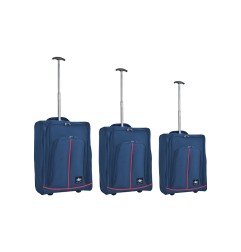 TROLLEY COURMAYER BLU/ROSSO 40.5X24X60