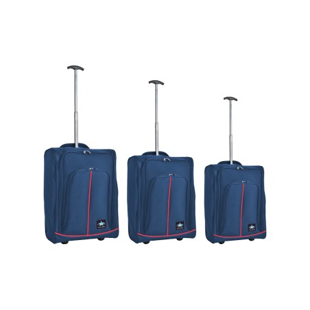 TROLLEY COURMAYER BLU/ROSSO 40.5X24X60