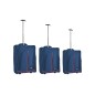 TROLLEY COURMAYER BLU/ROSSO 35X20X50