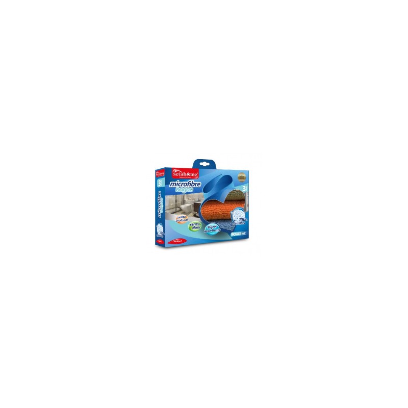 PANNO BAGNO JACQUARD 30X30 3 PZ COL VARI