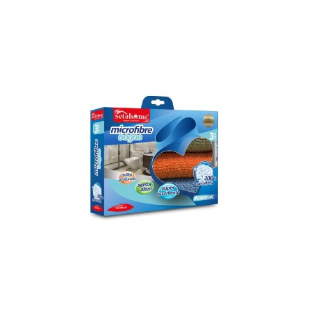 PANNO BAGNO JACQUARD 30X30 3 PZ COL VARI