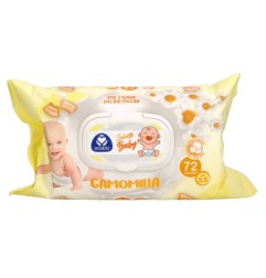 SALVIETTE BABY CAMOMILLA 72PZ MADE IN