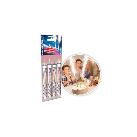 /FONTANA FLAMBE SCINTILLANTE 4PCS 15CM /